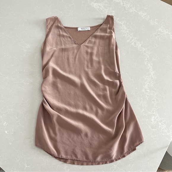 Silk V-Neck Sleeveless Top - Picture 1 of 3